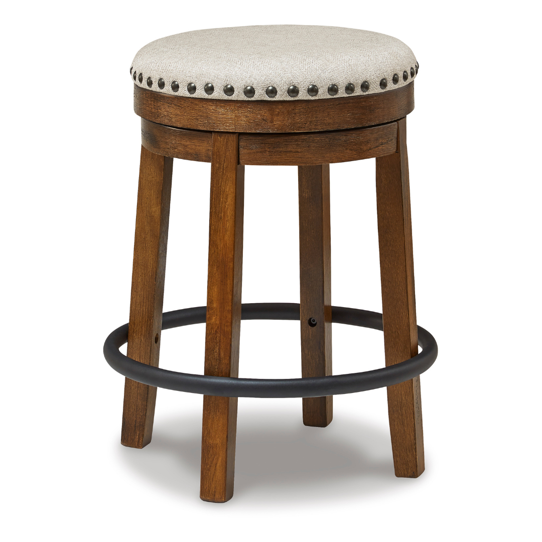 Valebeck UPH Swivel Stool - Brown