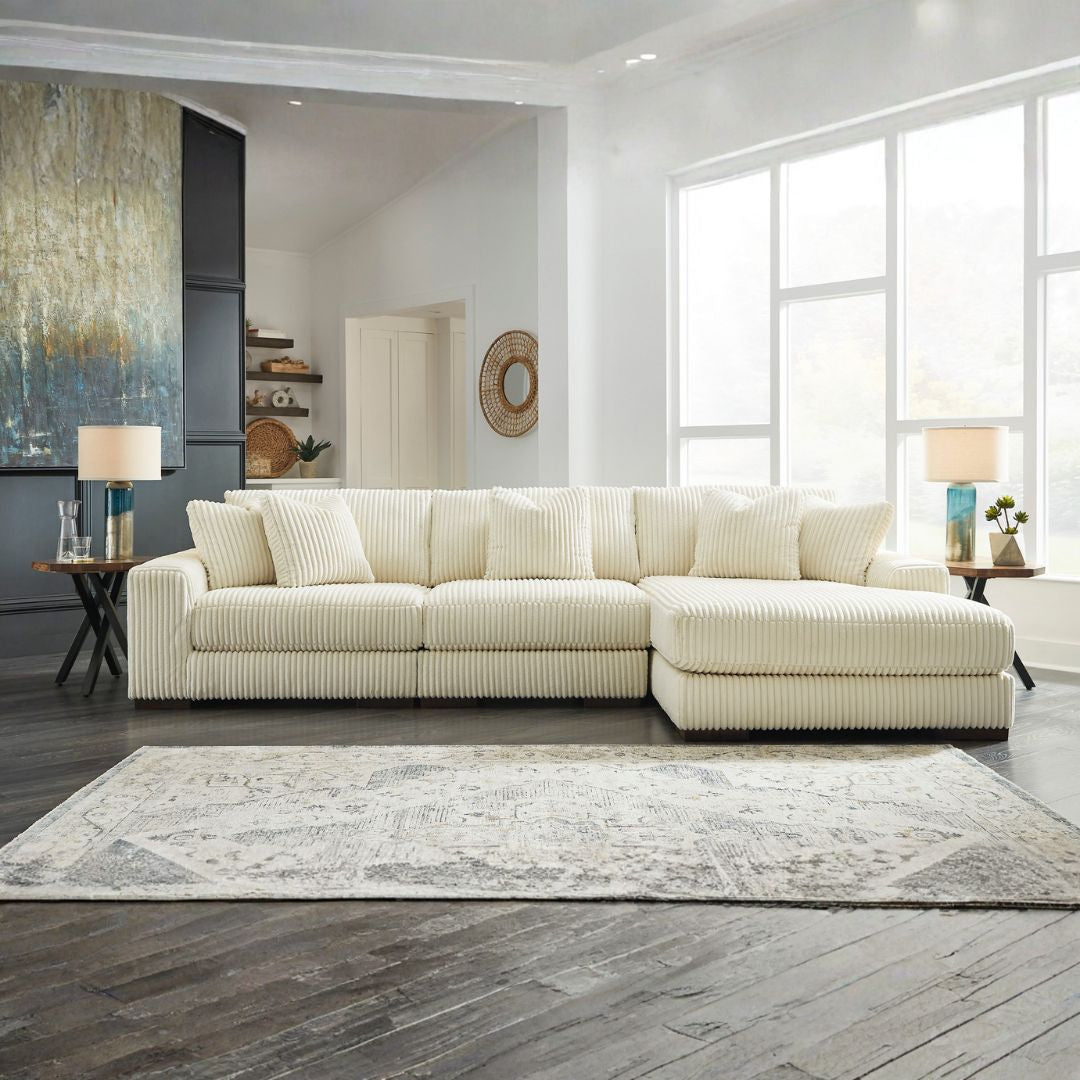Lindyn 3-Piece Sectional - Ivory
