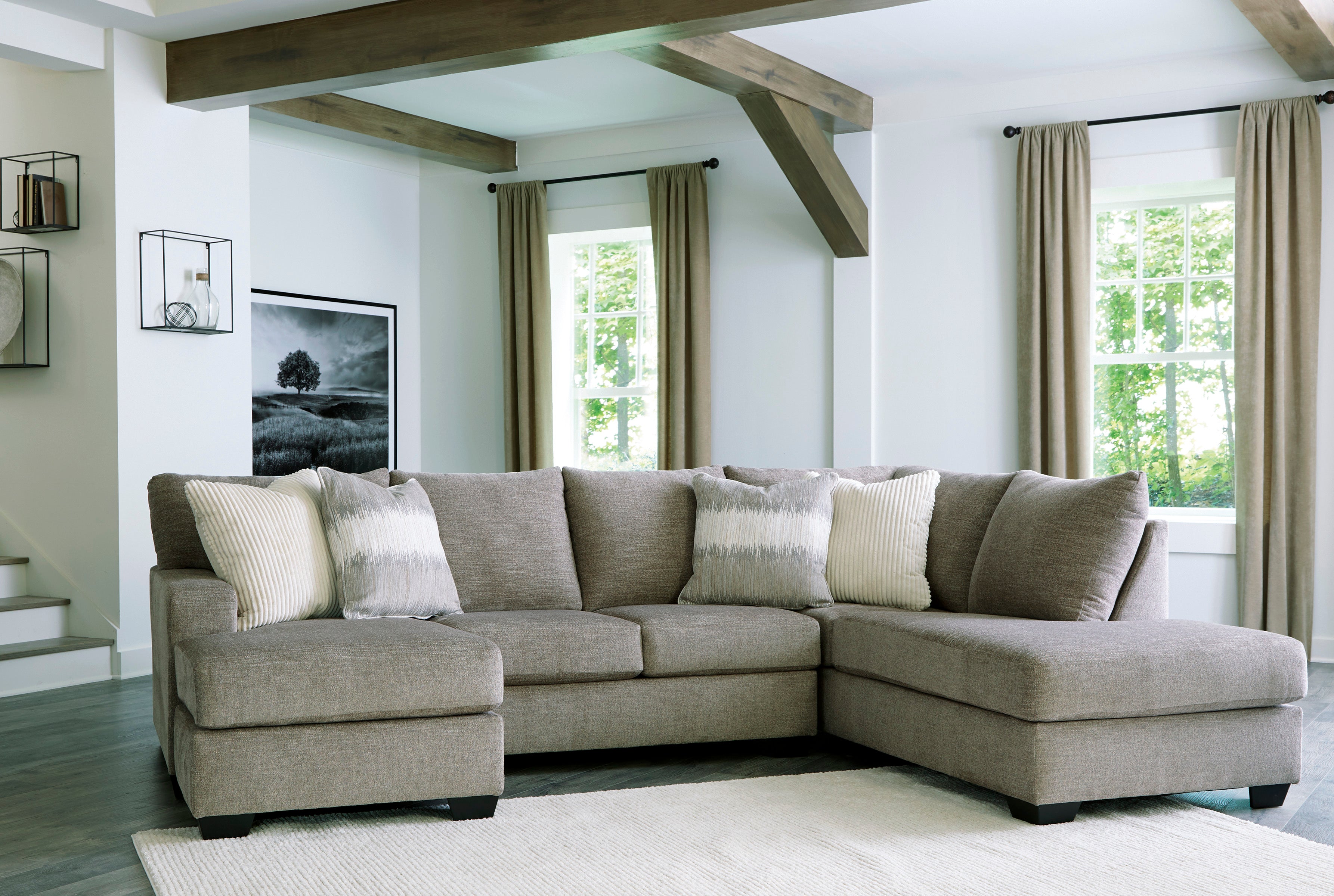Creswell Sectional - Stone