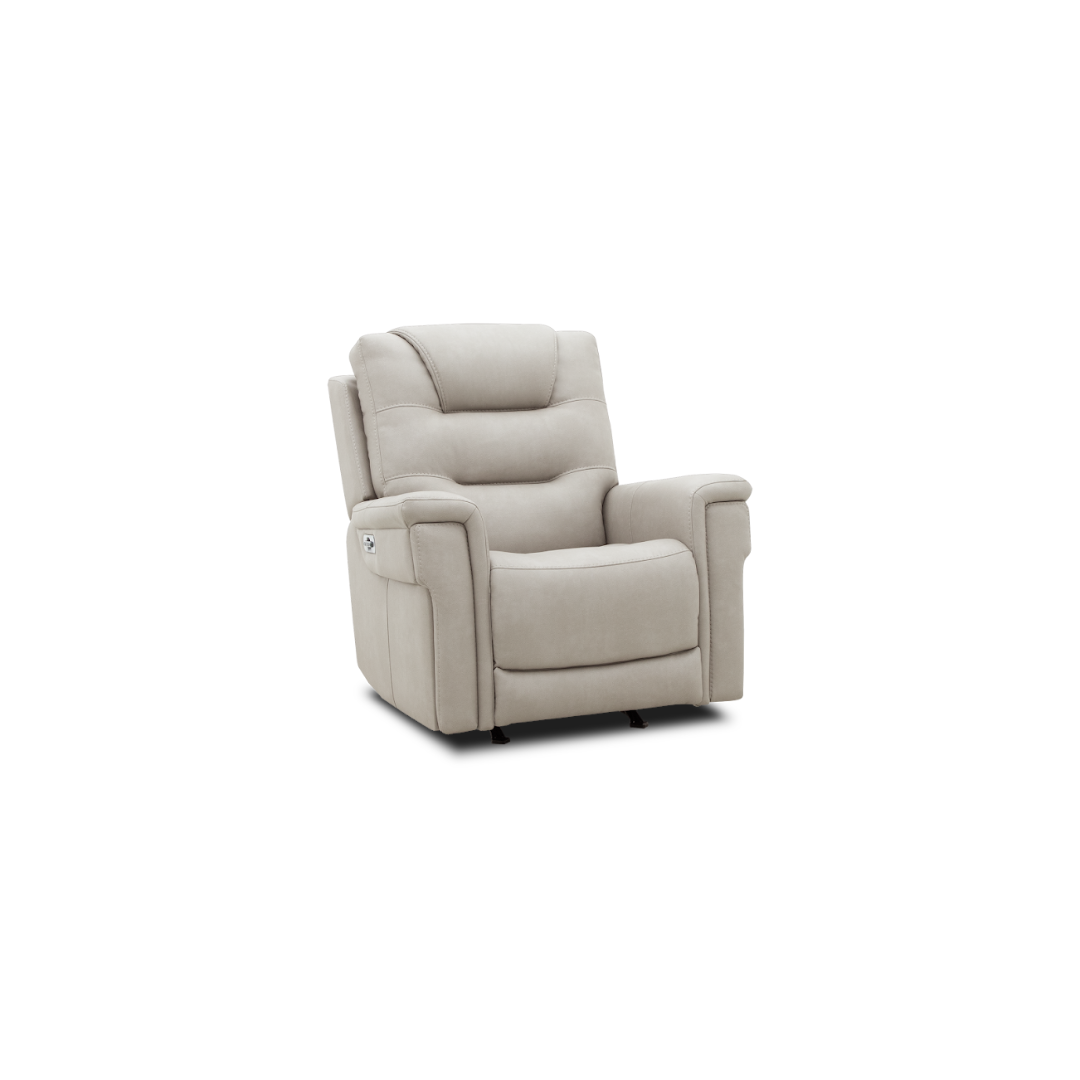Ranger Recliner - Triple Power w/ Heat & Massage - Dove Fabric