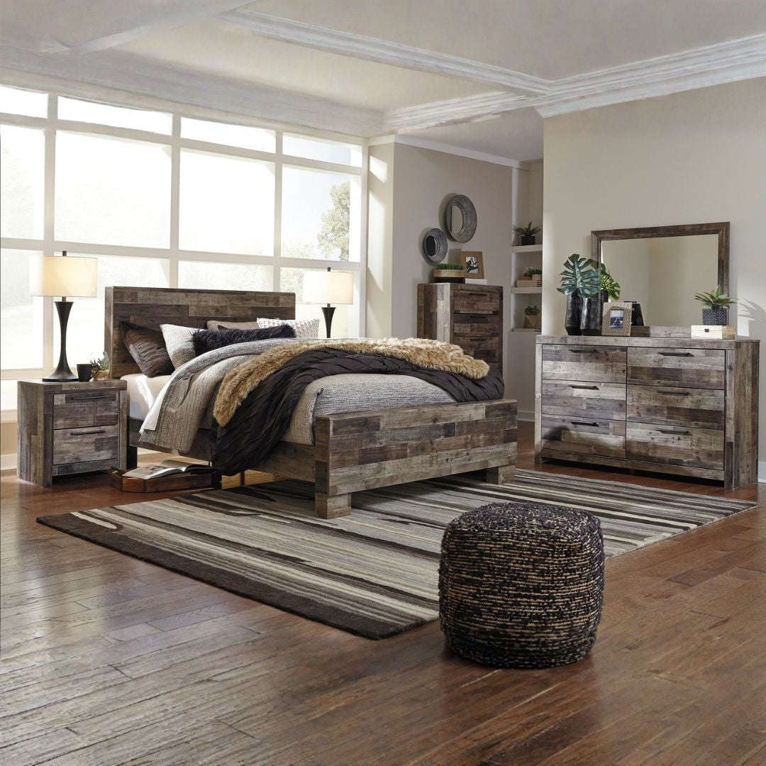 Derekson 5 Drawer Chest - Multi Gray