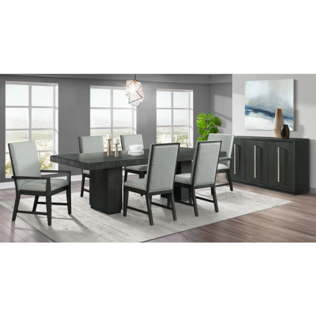 Donny 7-Piece Dining Set - Black