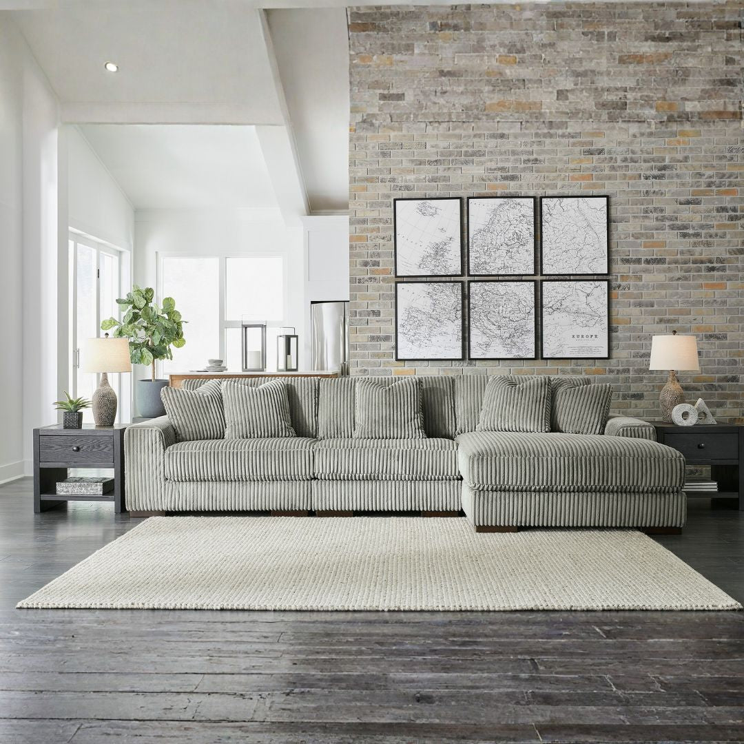 Lindyn 3-Piece Sectional - Fog