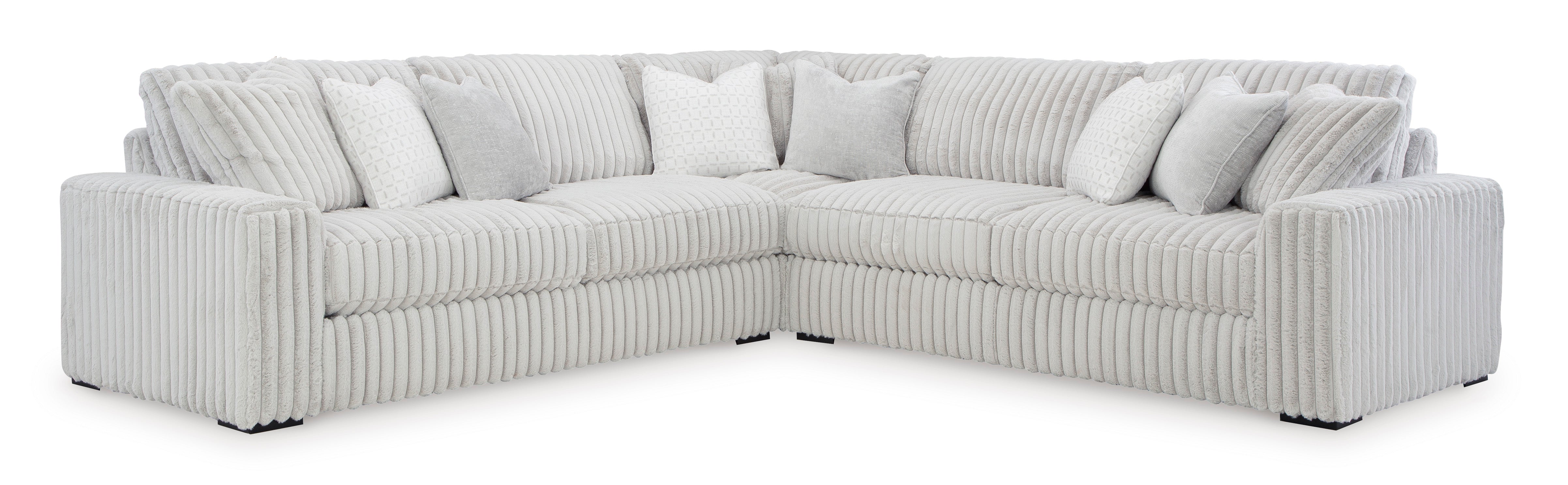 Stupendous 3 Piece Sectional - Alloy