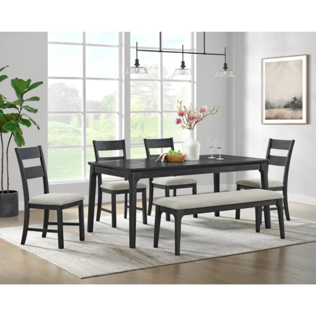 Garcia 6 - Piece Dining Set - Black