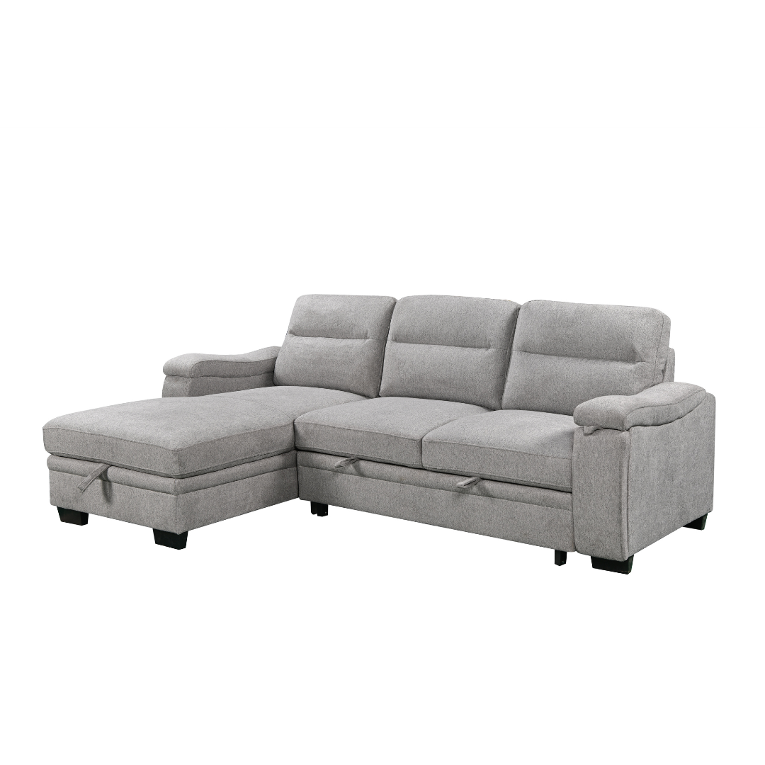 Harlan 2 Piece Sectional w/ Pull-Out Sleeper - Grey
