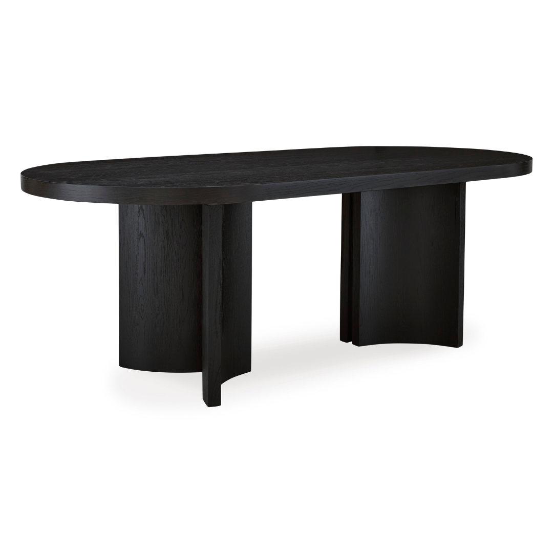 Rowanbeck 7-Piece Dining Set - Black