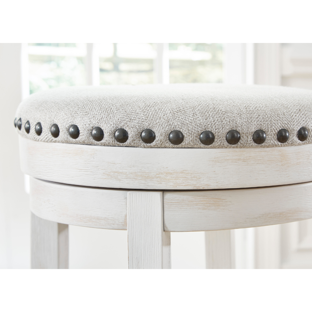 Valebeck UPH Swivel Stool - White