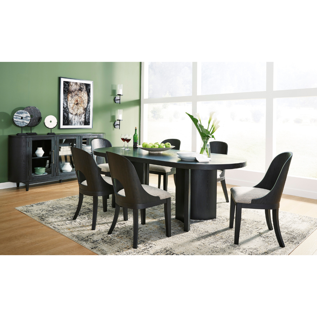 Rowanbeck Dining Set - Black