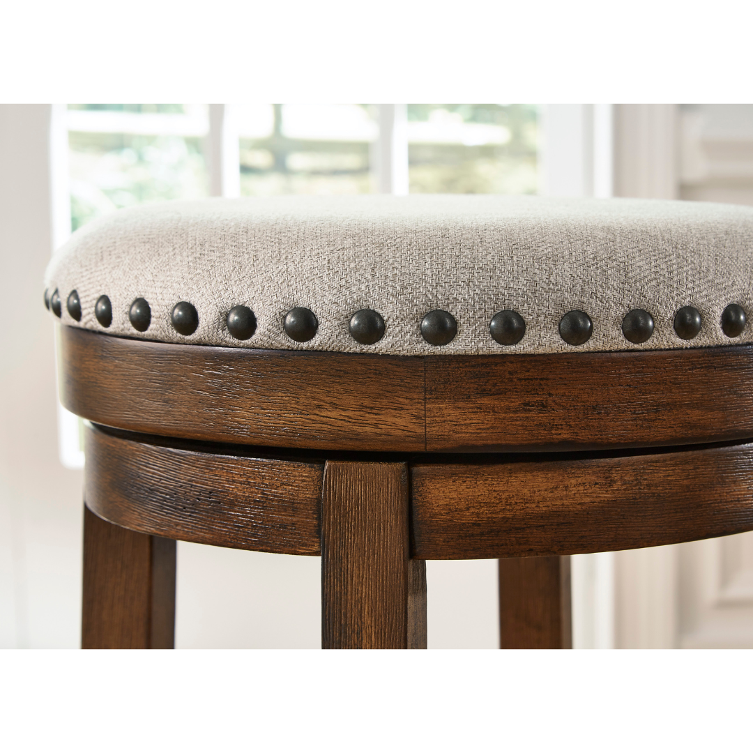 Valebeck UPH Swivel Stool - Brown
