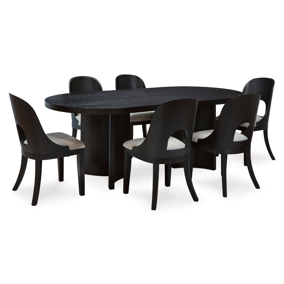 Rowanbeck Dining Set - Black