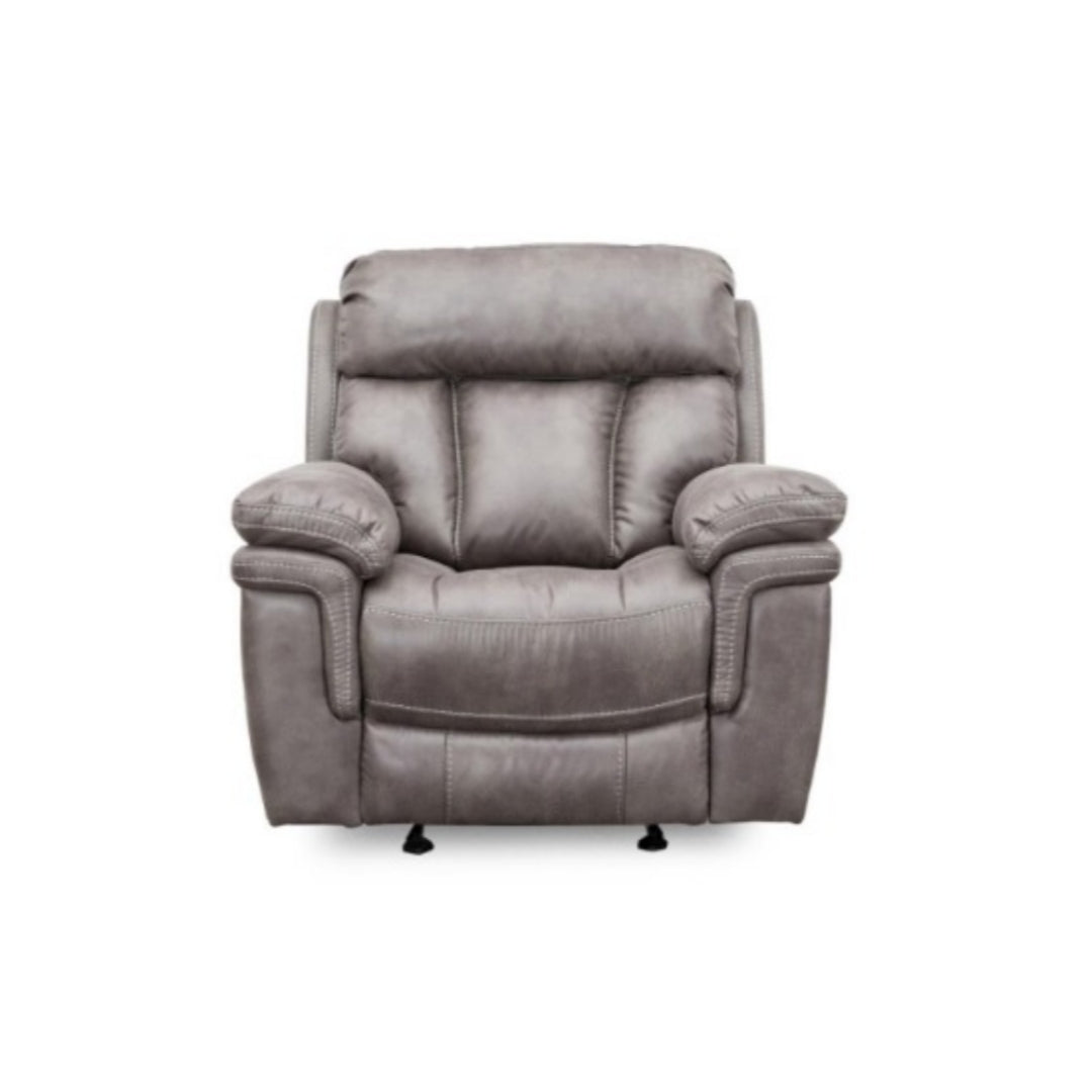 Cayman - Reclining Chair - Gunmetal Fabric
