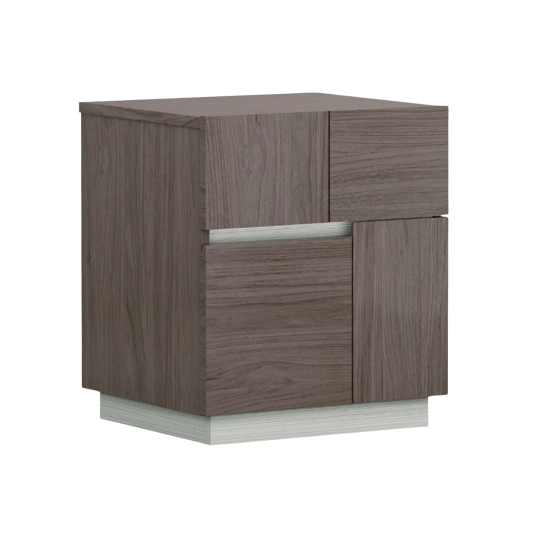 Aria - Nightstand - Chestnut Grey