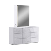 Matrix - Dresser & Mirror - Glossy White