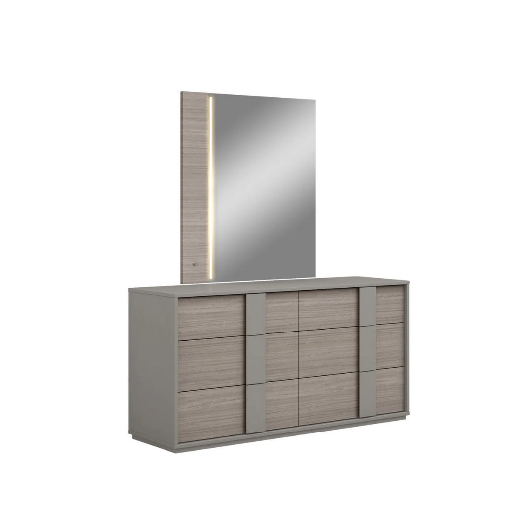 Jupiter Dresser & Mirror - Grey