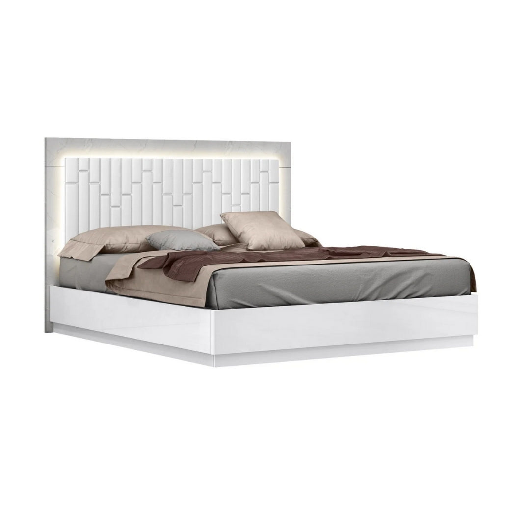 Astro Lift Storage Bedroom Set – 7 Piece - White