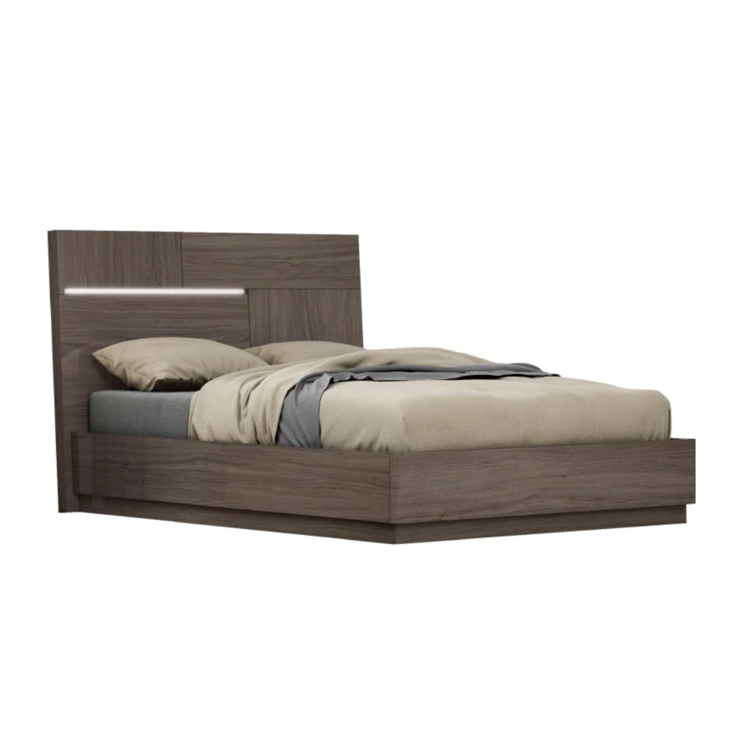 Aria Bed w/ LED Lights & Lift Storage