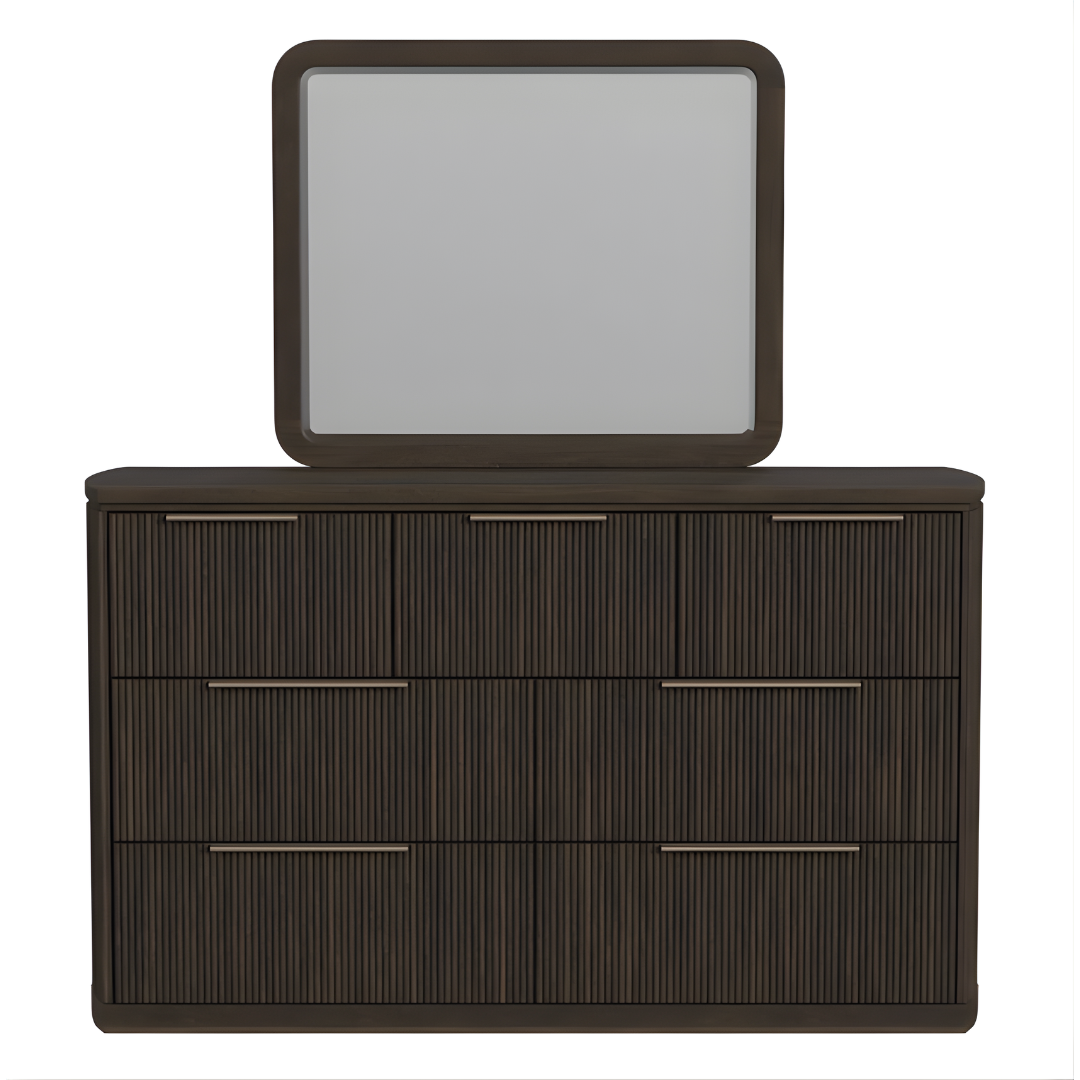 Sylvie Dresser | Mirror - Dark Brown