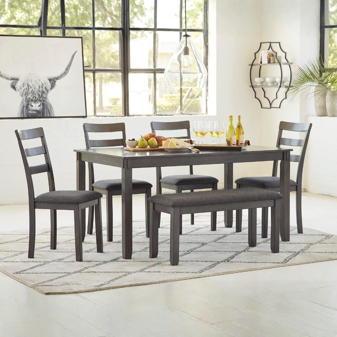 Bridson 6 - Piece Dining Set - Grey