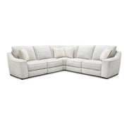Glove 5 Piece Sectional - Power Reclining w/ Power Headrests - Stone Fabric