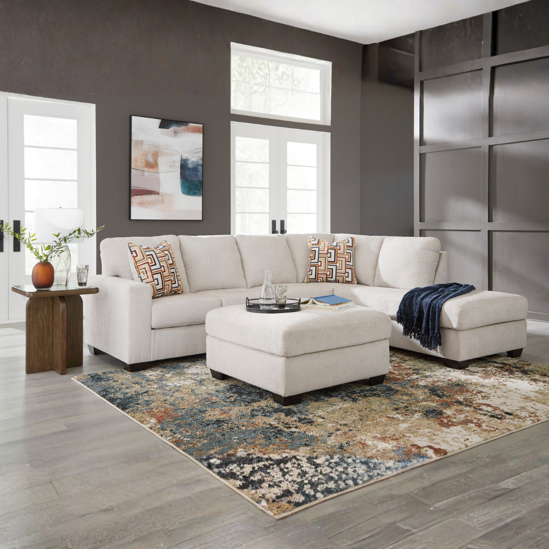 Aviemore 2 Piece Sectional - Stone