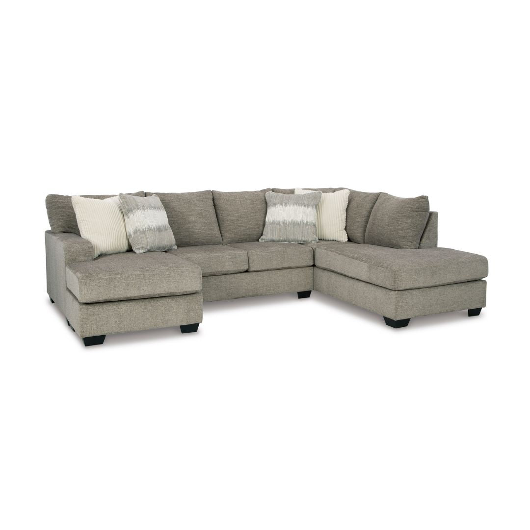 Creswell Sectional - Stone