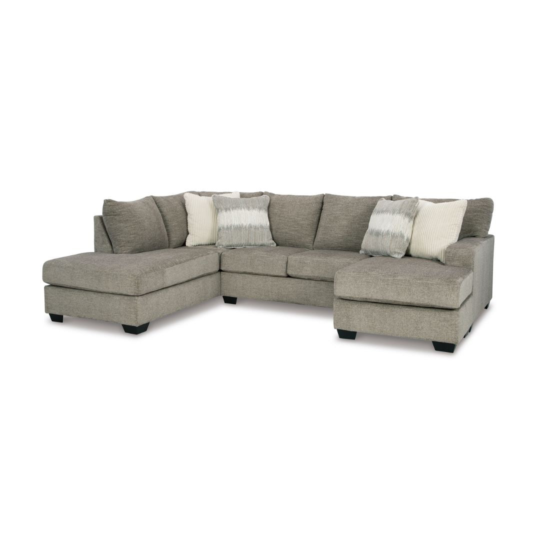 Creswell Sectional - Stone