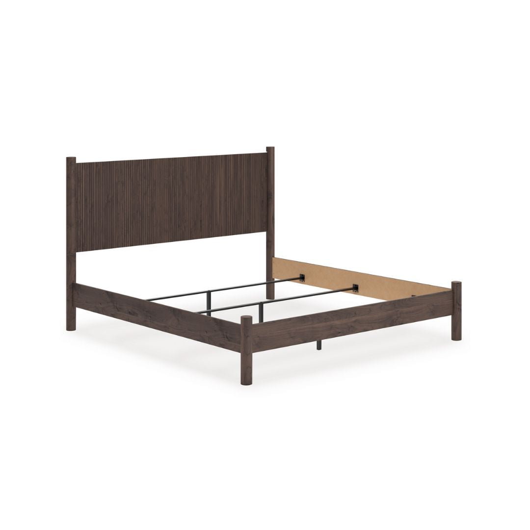 Pamytta Panel Platform Bed - Brown