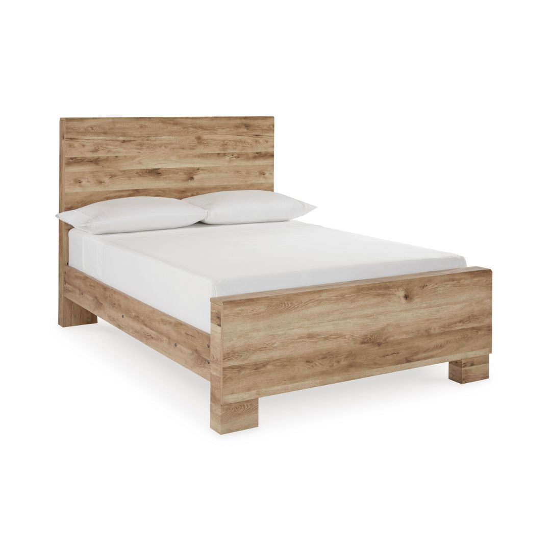 Hyanna Panel Bed -  Tan