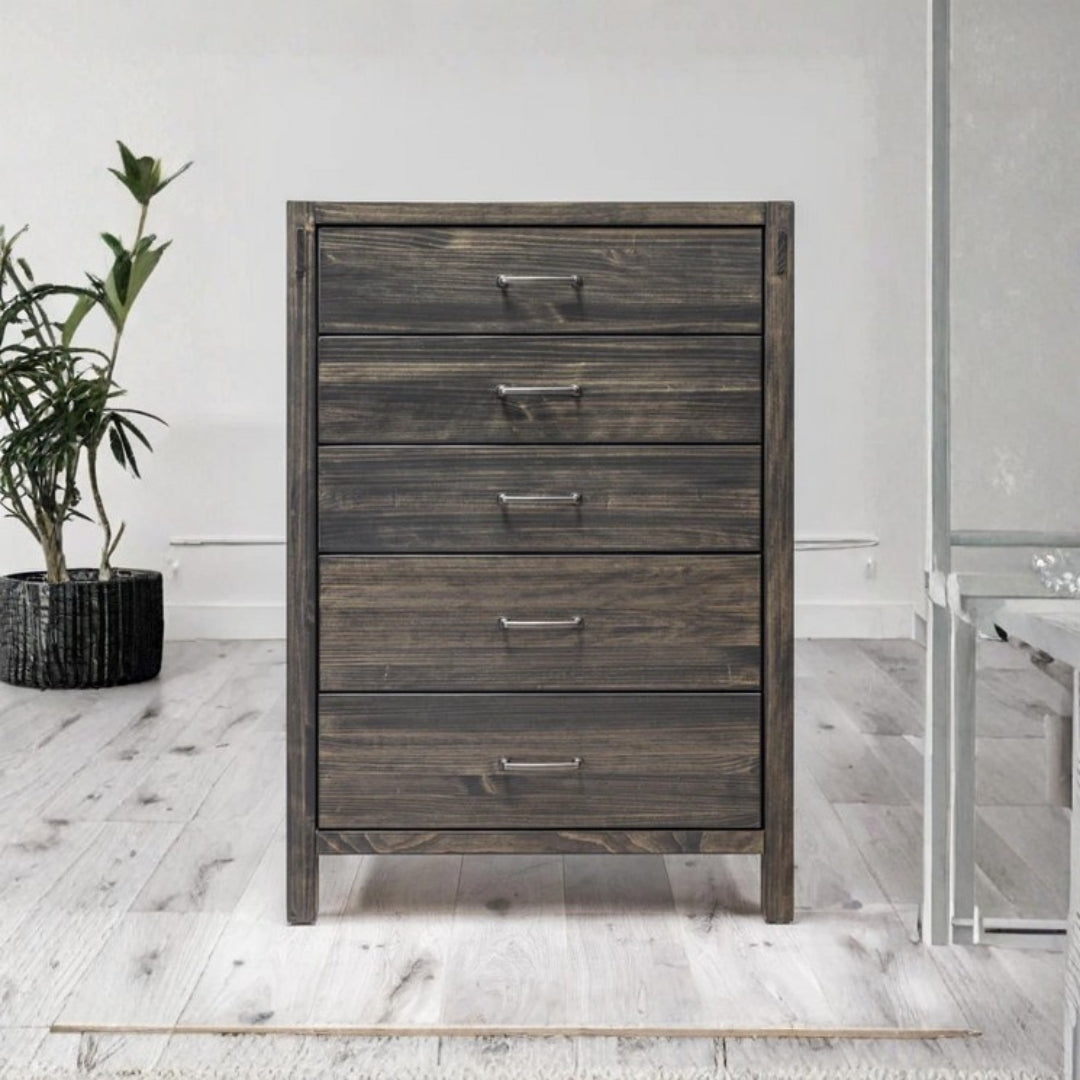 Stella 5 Drawer Chest - Gray