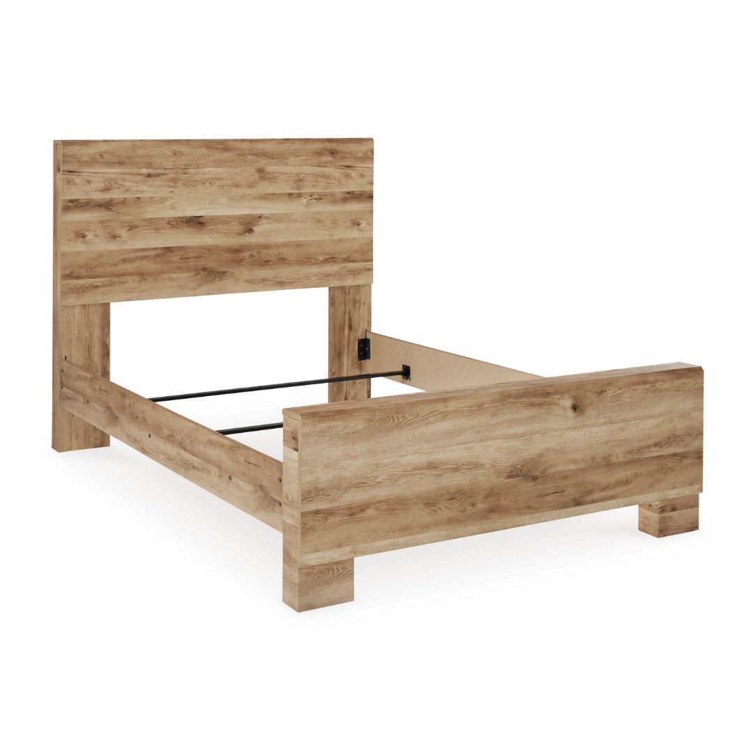 Hyanna Panel Bed -  Tan