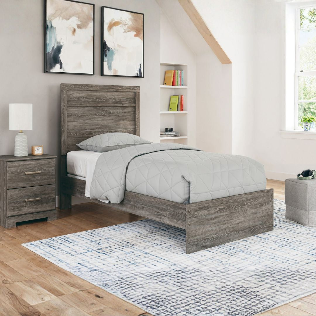 Ralinksi Panel Bed - Gray