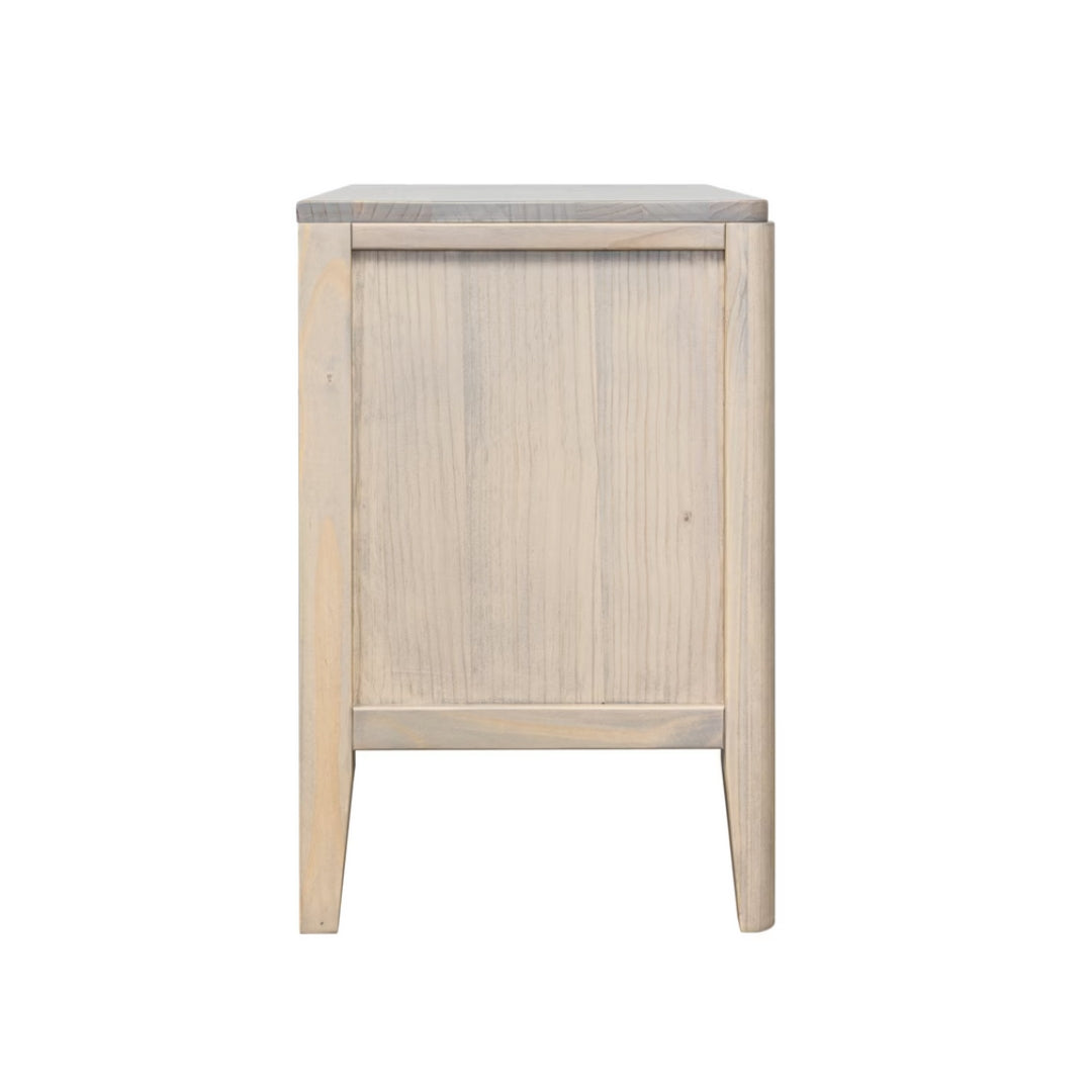 Ellesmere 2 Drawer Night Stand - Grey