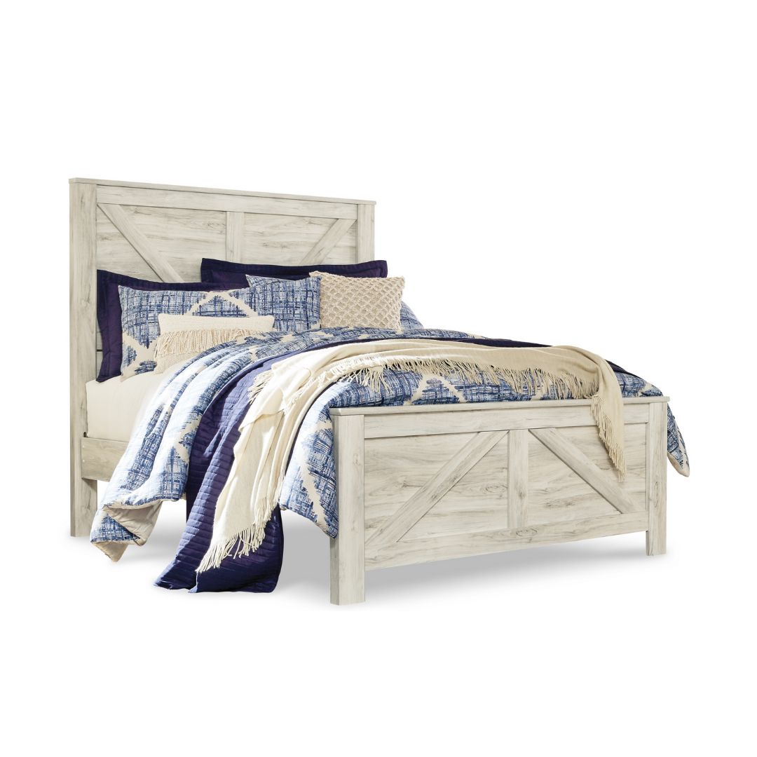 Bellaby Platform Bed - Whitewash
