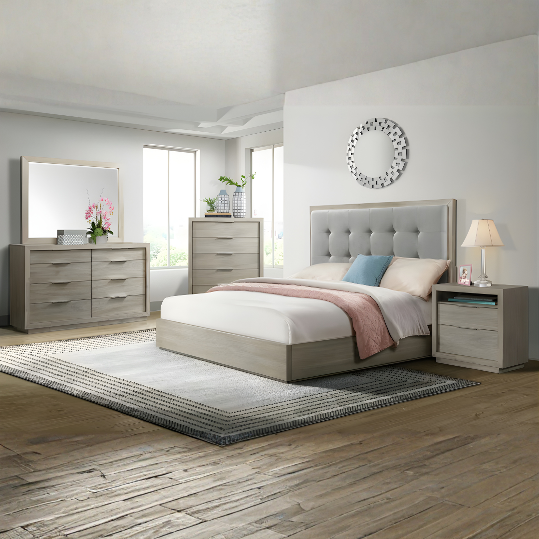 Arcadia Bed - Grey