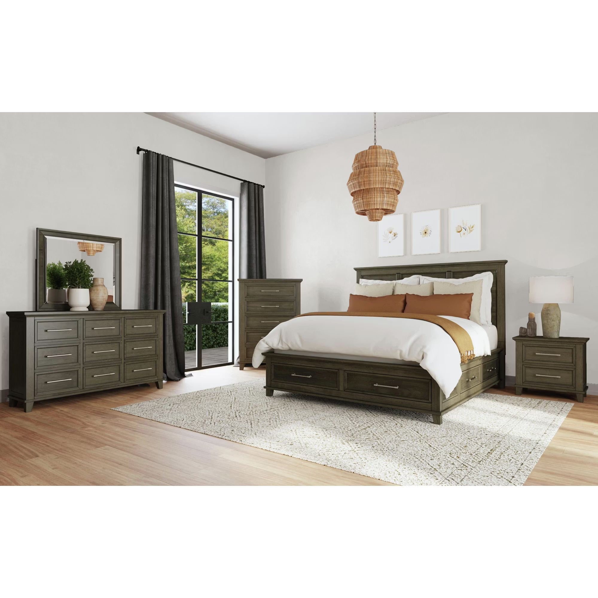 Canterbury Storage Bed - Grey