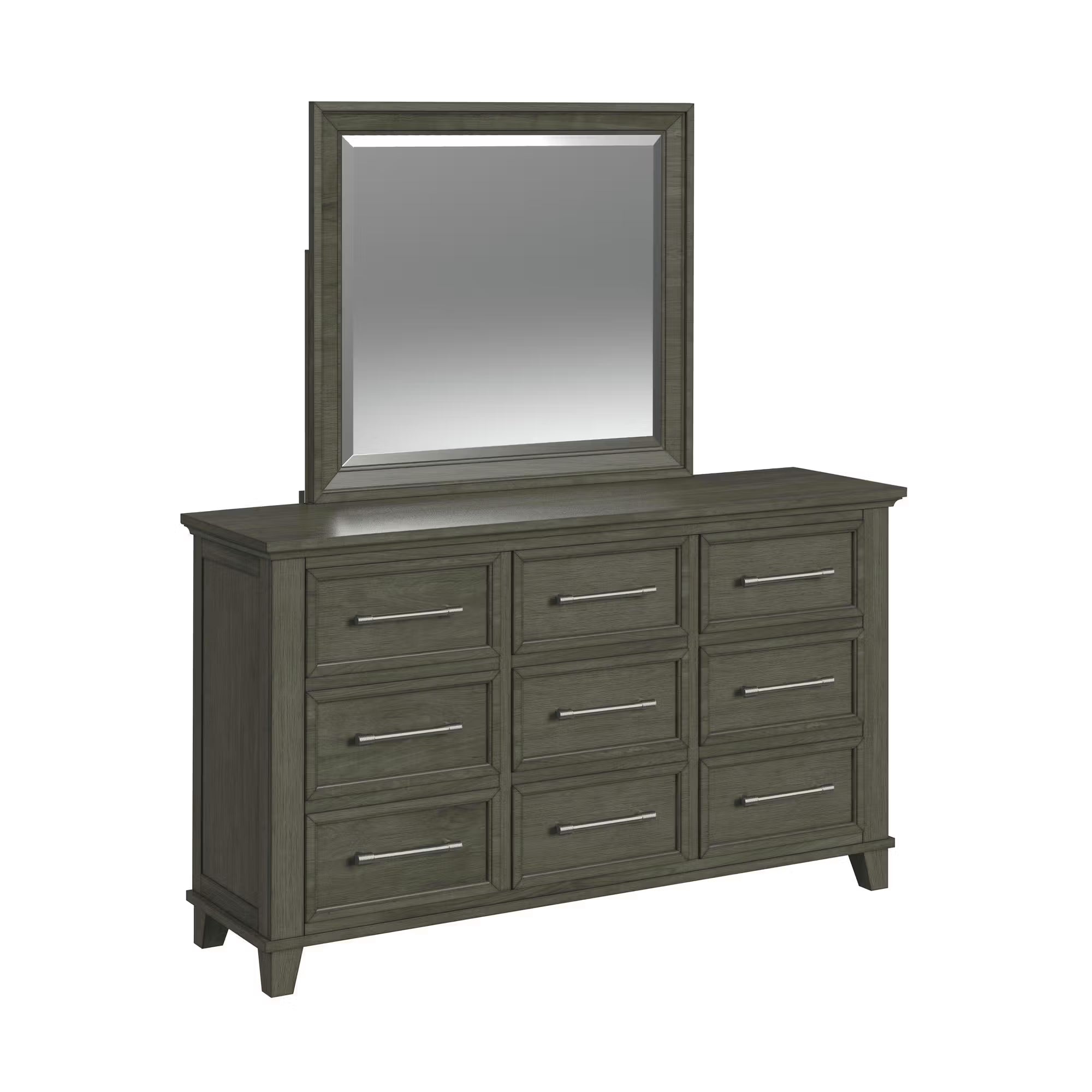 Canterbury Dresser | Mirror - Grey