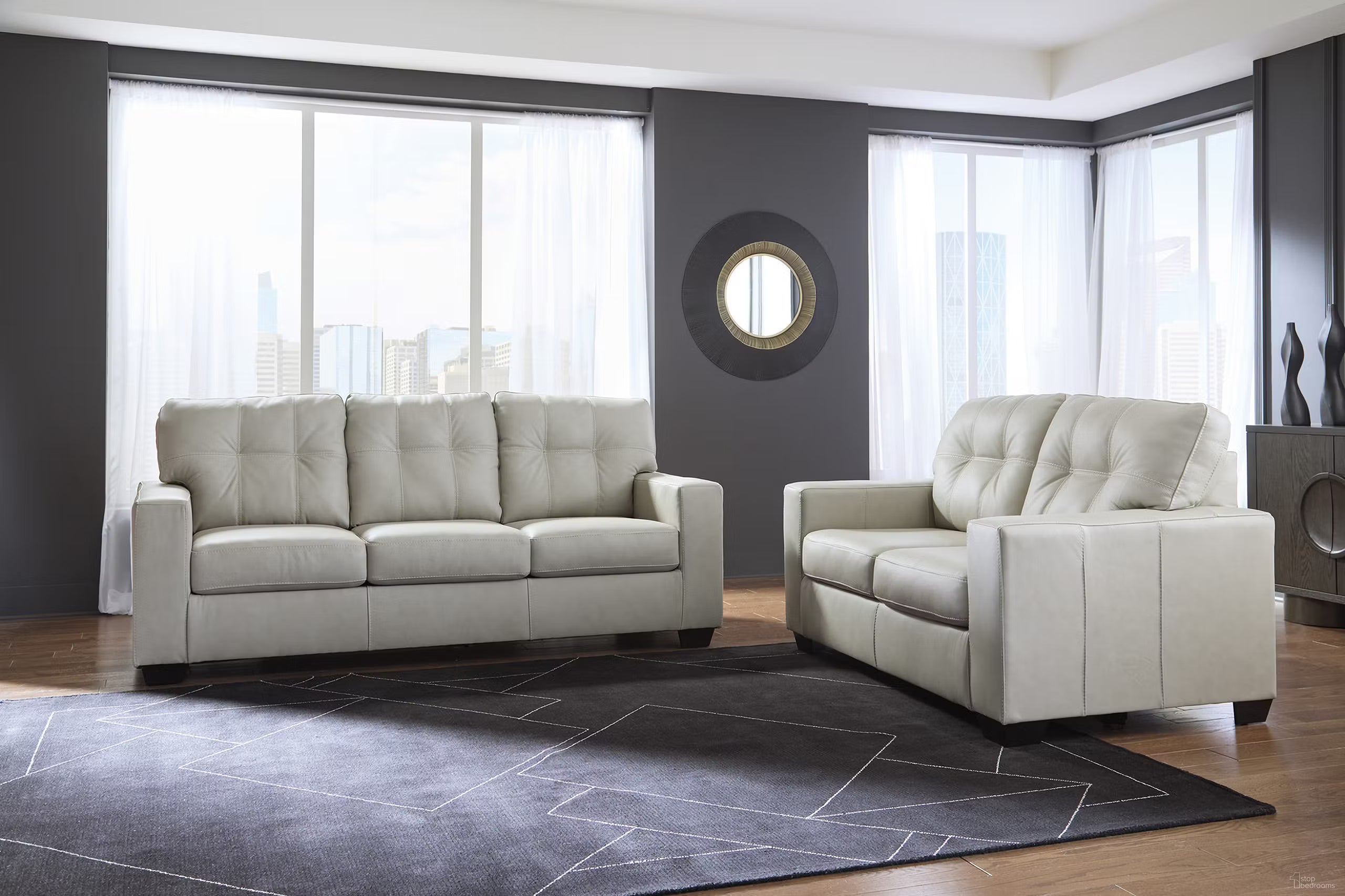 Santorine Sofa - Bone Leather