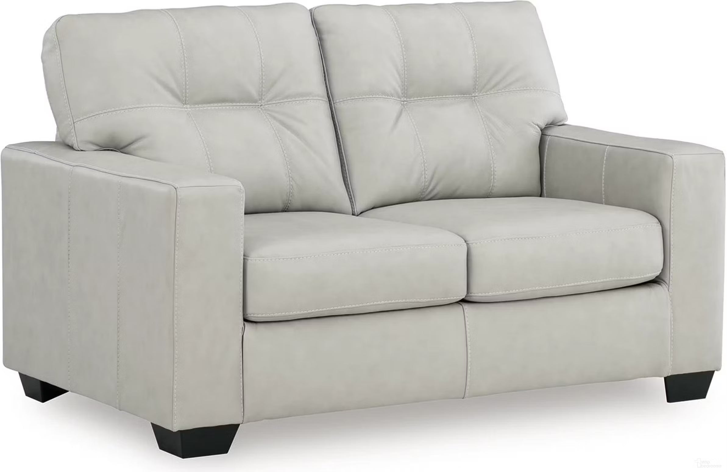 Santorine Loveseat - Bone Leather