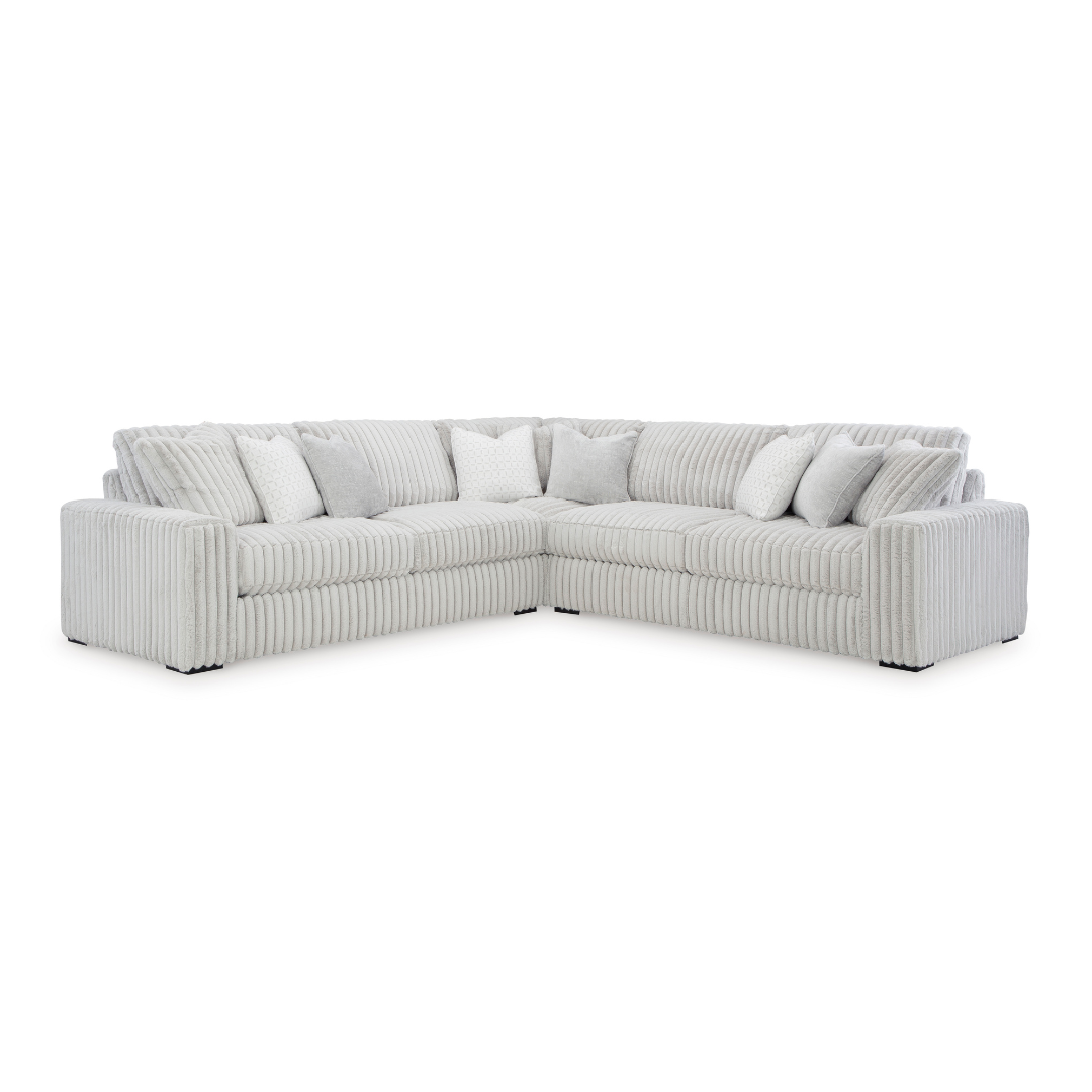 Stupendous 3 Piece Sectional - Alloy